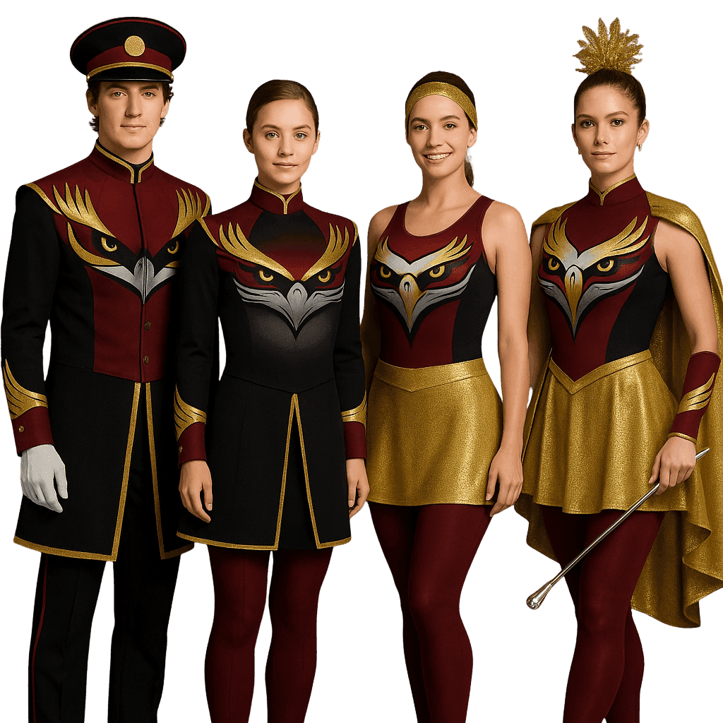 Team wearing Jotagê uniforms with the eagle crest